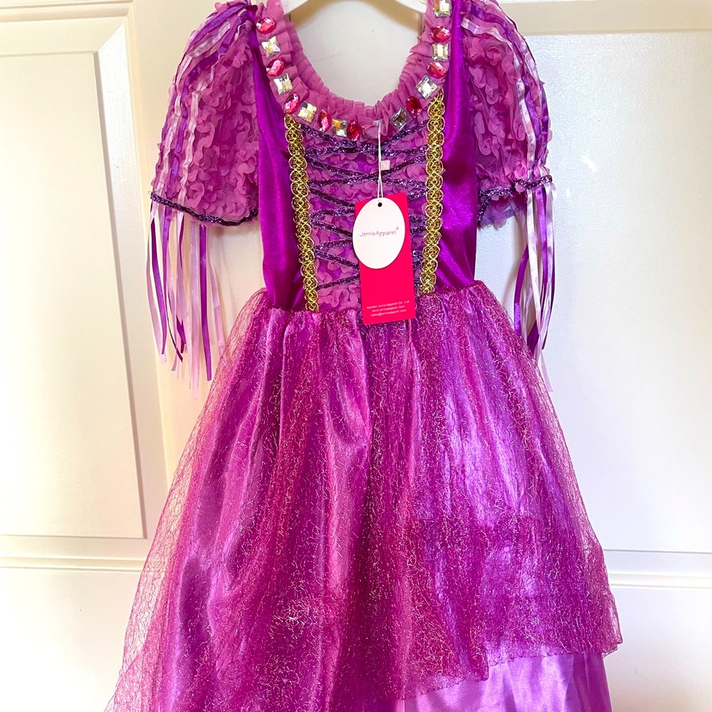 New with Tags Rapunzel dress size 5-6